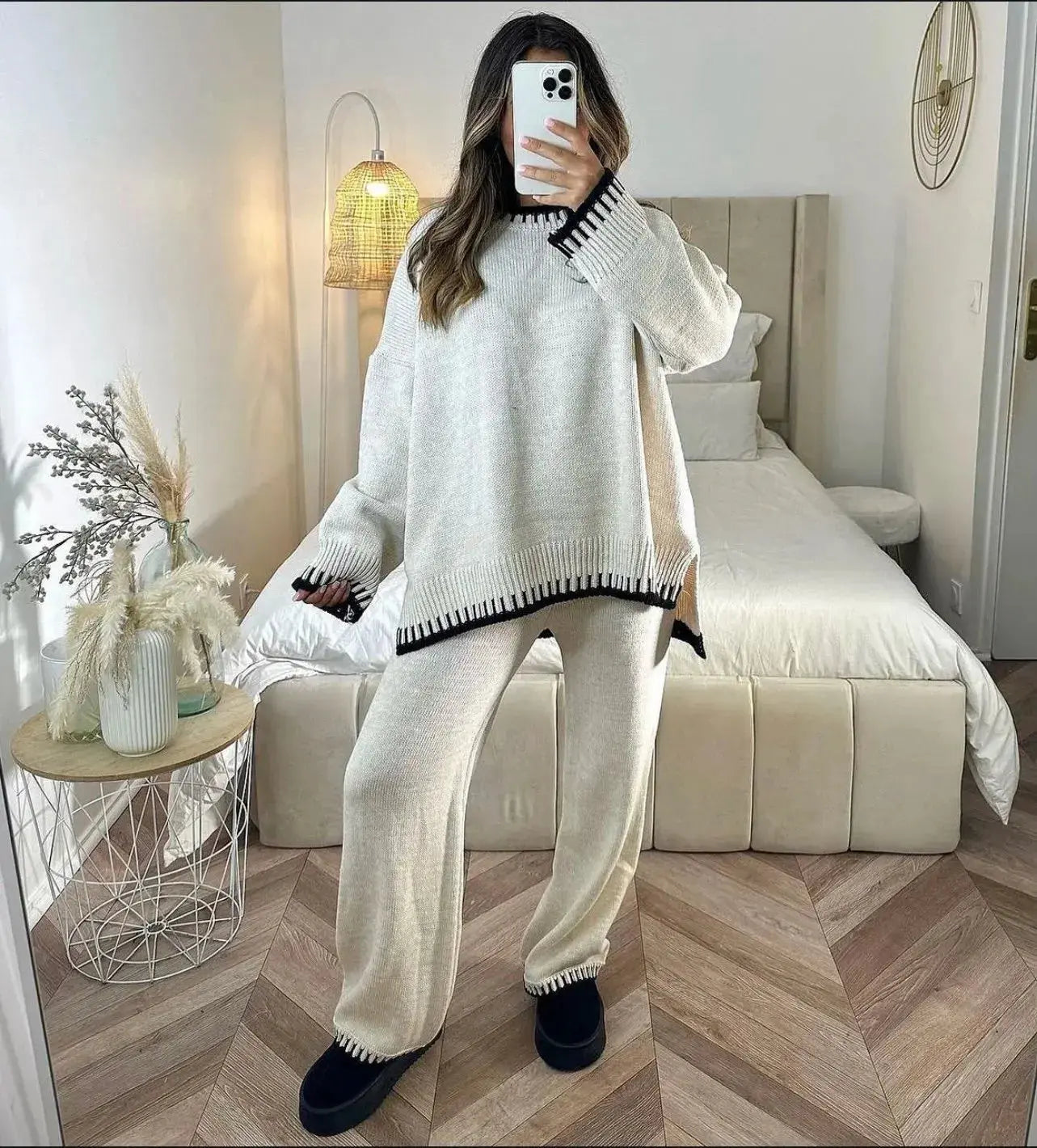 LÁVINE™ Women Two Piece Suit – Elegant Warm Tailored Set