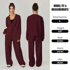 LÁVINE™ Oversized Loungewear Set – Cozy Cardigan & Pants