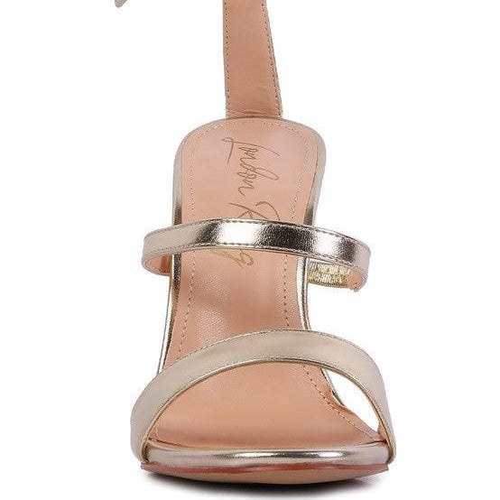 Women's Shoes - Heels Lawsuit Rhinestone Ball Heel Satin Sandals