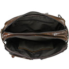 brown leather backpack backpack with spacious interior compartments for travel