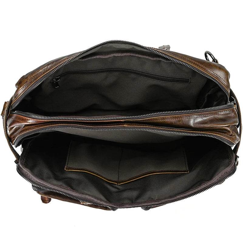 brown leather backpack backpack with spacious interior compartments for travel