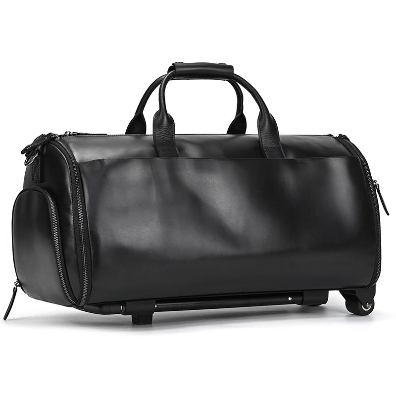 Black leather crossbody mini bag for stylish everyday use