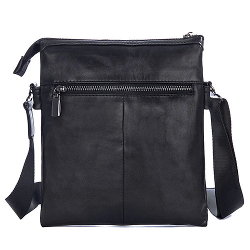 Black leather crossbody mini bag for everyday use