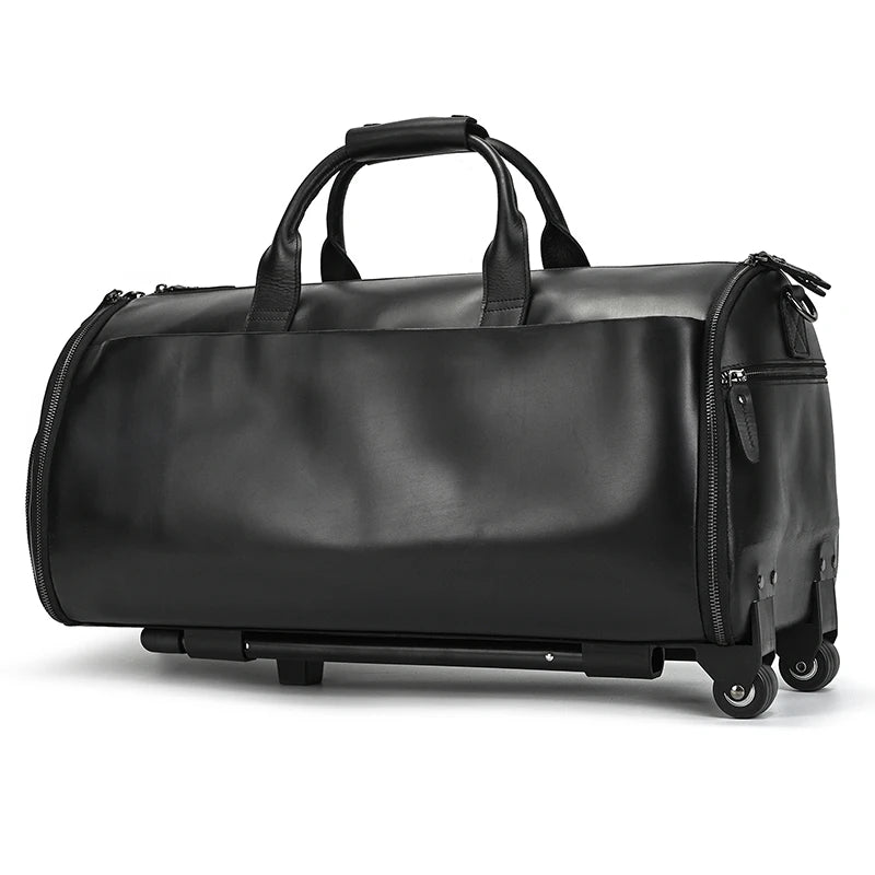 black leather crossbody mini bag for stylish outings