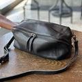 Black leather crossbody mini bag for stylish daily use