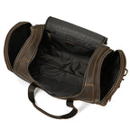 Leather crossbody mini bag, brown, perfect for daily use