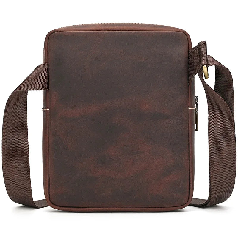 Brown leather crossbody mini bag for stylish everyday use