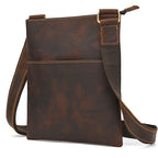 Brown leather crossbody mini bag for stylish daily use