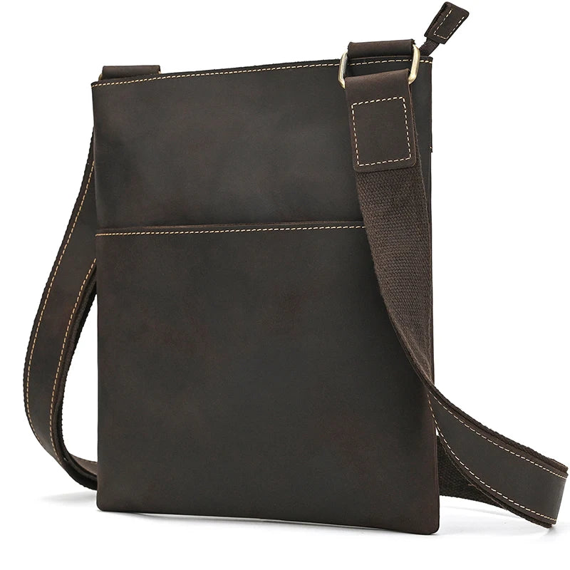 Brown leather crossbody mini bag for stylish everyday use