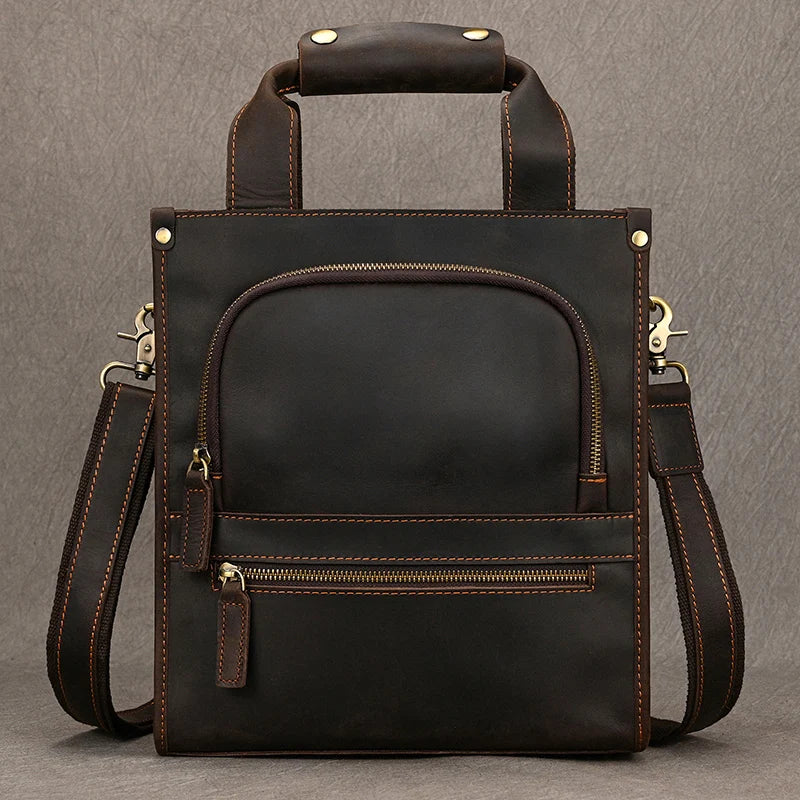 Brown leather crossbody mini bag for stylish everyday use