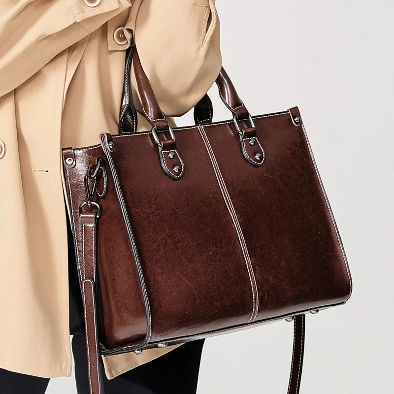 Brown leather crossbody mini bag for stylish everyday use