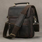 Brown leather crossbody mini bag for stylish everyday use