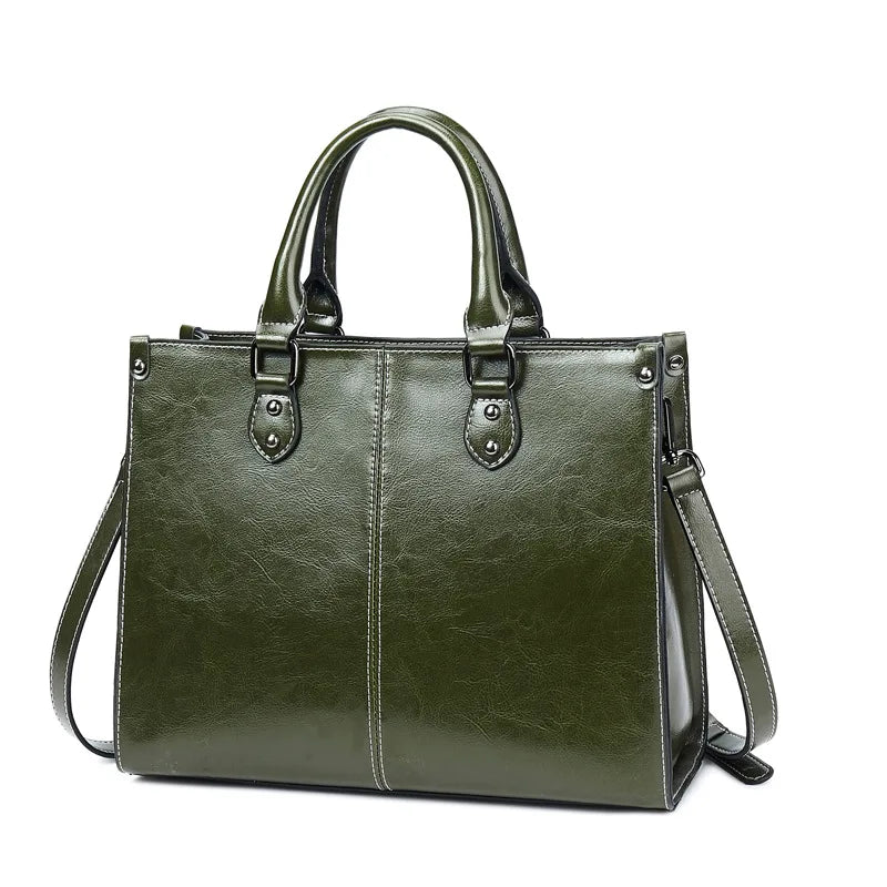 Green leather crossbody mini bag for stylish everyday use