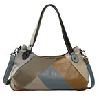Women's leather crossbody mini bag in multi-color, stylish for casual outings