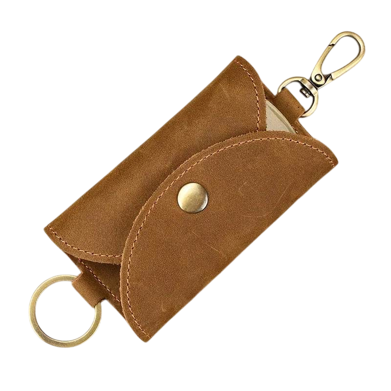 Leather Key Wallet for Car Housekeeper Holder Keychain Bag