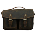 VacationGrabs Leather Messenger Bag for Photography