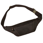 Leather Sling Bag for Outdoor Travel Men’s Chest Pack