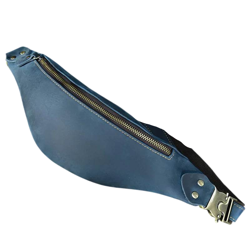 Leather Sling Bag for Outdoor Travel Men’s Chest Pack