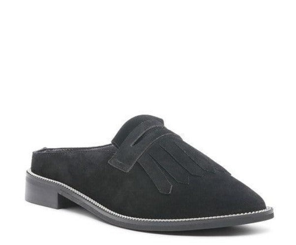 Women's Shoes - Flats Lena Suede Walking Loafer Mules