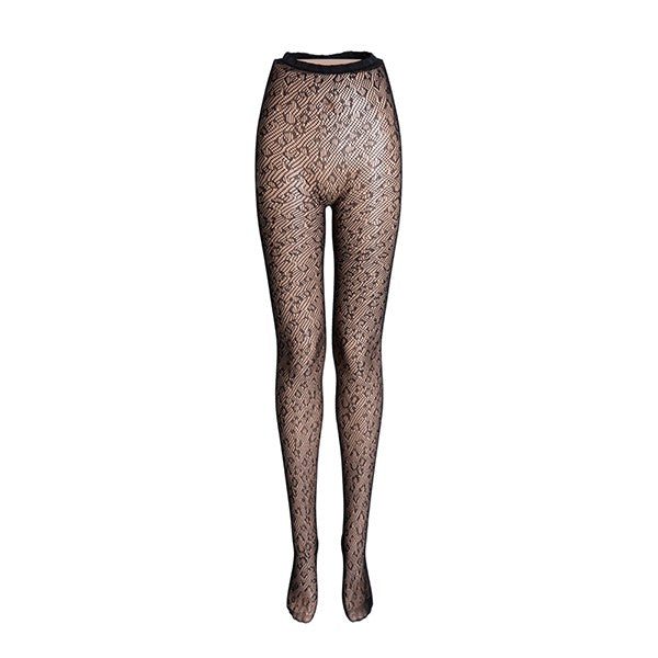 Bella Chic women's leopard print pantyhose featuring a stylish design for trendy outfits