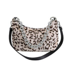 Leopard Print Plush Bag - VacationGrabs