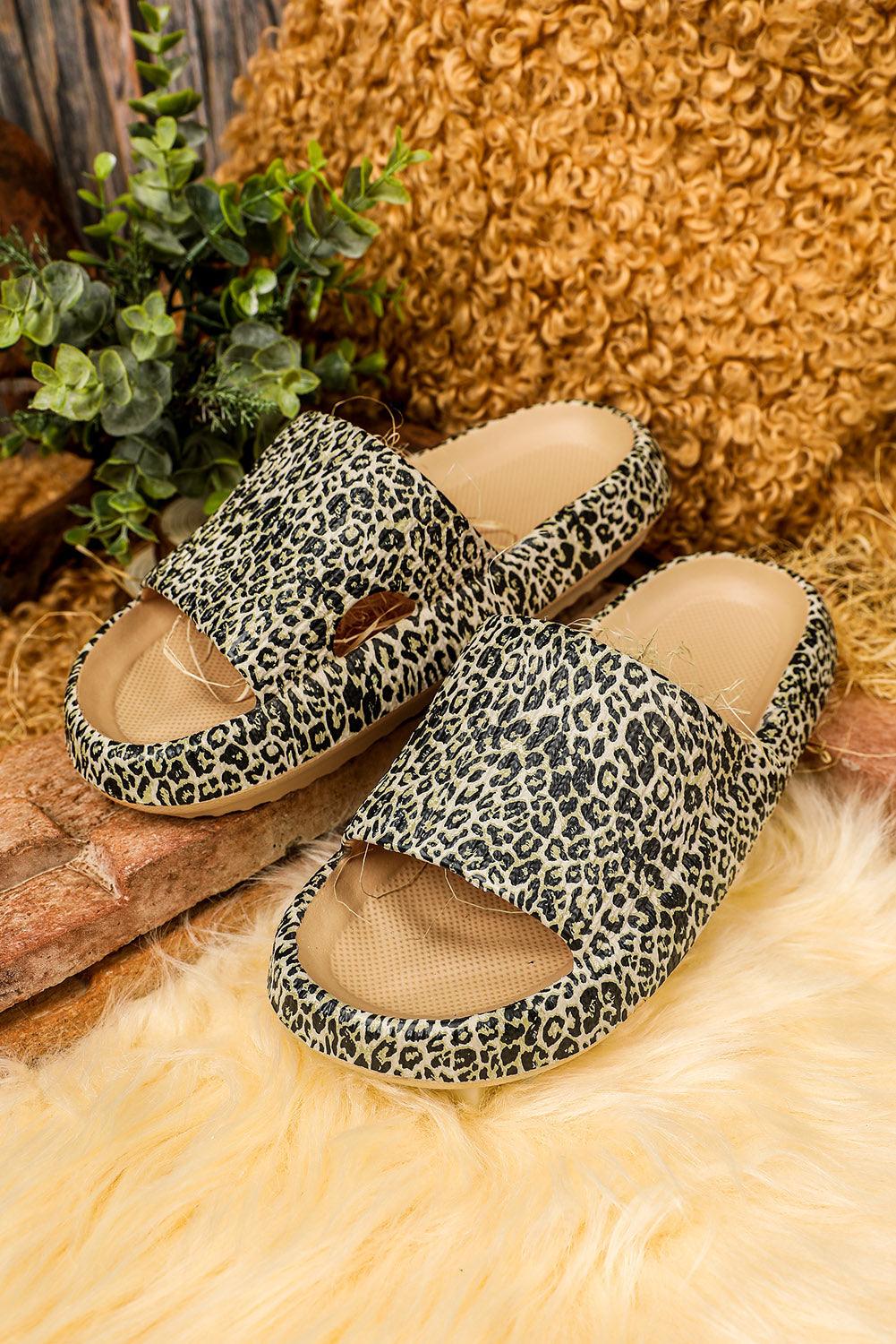 Women's Shoes - Slippers Leopard Soft Rubber Slippers