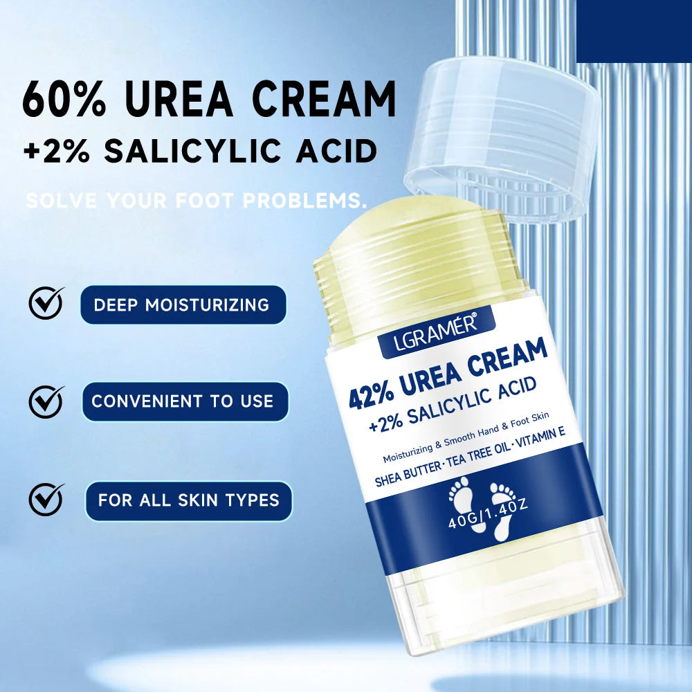 42% urea foot cream with salicylic acid for deep moisturizing