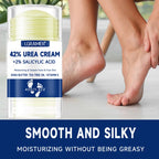42% urea foot cream for smooth, moisturized feet without greasiness