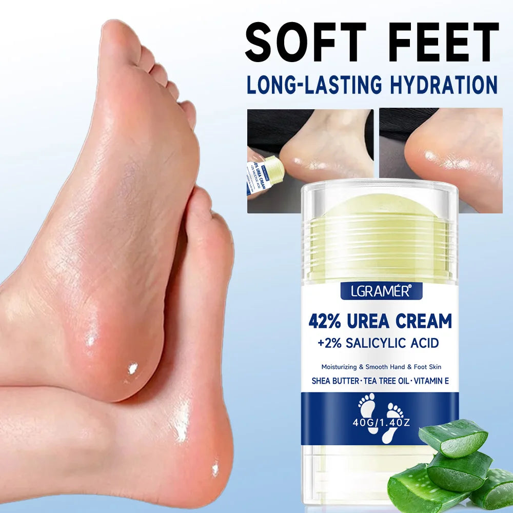 42% urea foot cream for soft, hydrated feet with shea butter