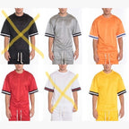 Conjunto de camiseta y pantalón corto de baloncesto VacationGrabs