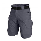 Men's shorts from VacationGrabs in grey, lightweight quick dry shorts with multiple pockets and adjustable belt