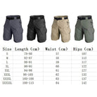 Men's lightweight quick dry shorts in various colors with multiple pockets for comfort and functionality