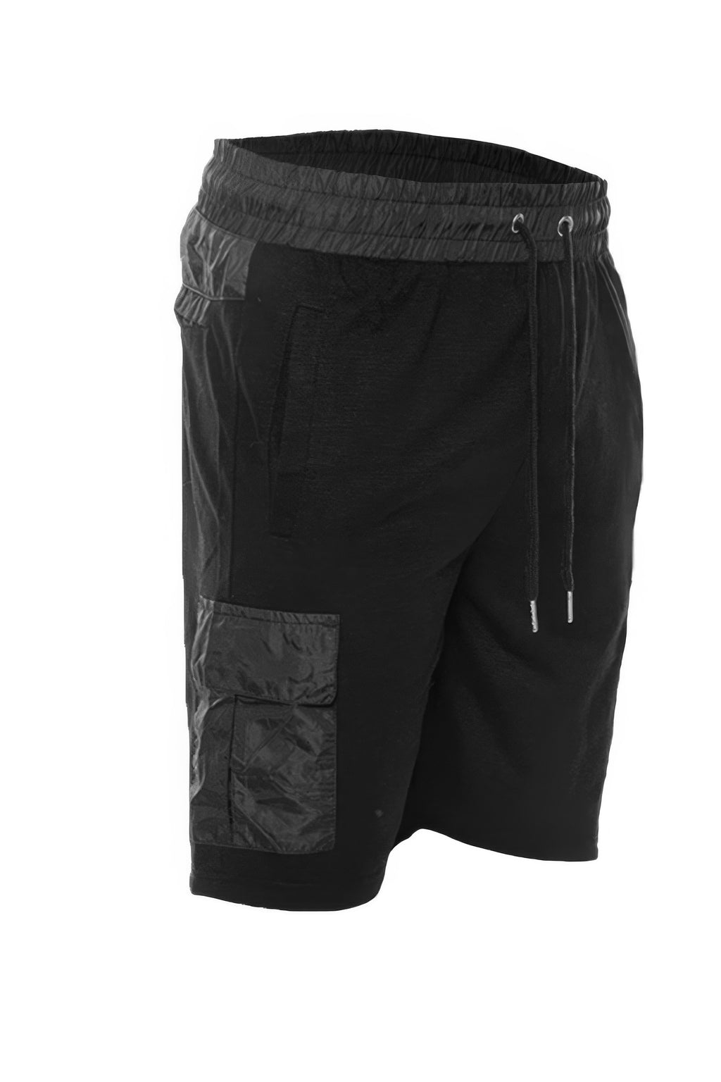 Men's black lightweight running shorts, breathable fabric for comfort
