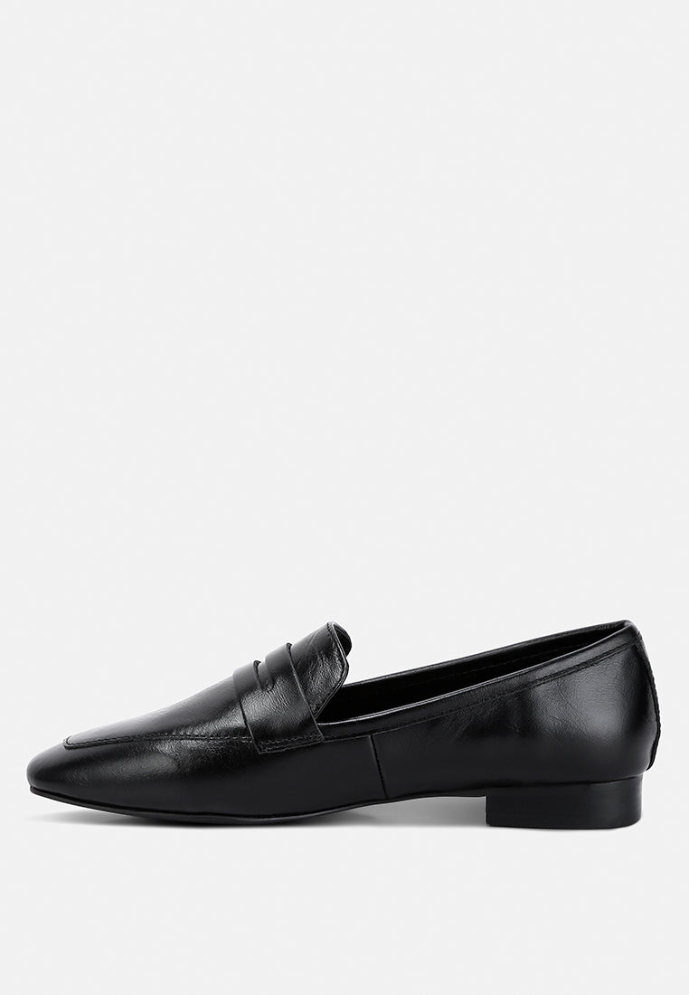 Liliana Classic Leather Penny Loafers