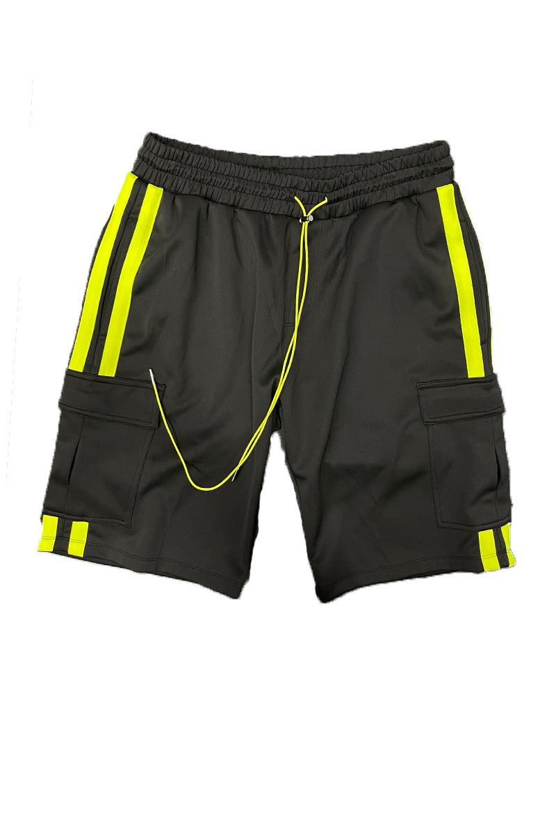 Pantalones cortos de carga con dos rayas
