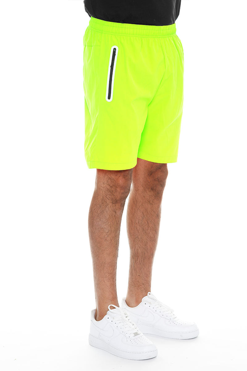 Men's Performance Running Shorts with Zippered Pockets
