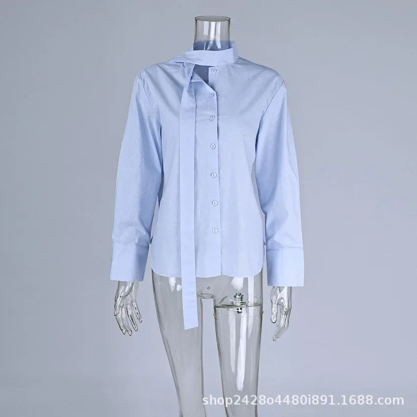 Light blue linen blouse men, stylish and breathable for casual wear.