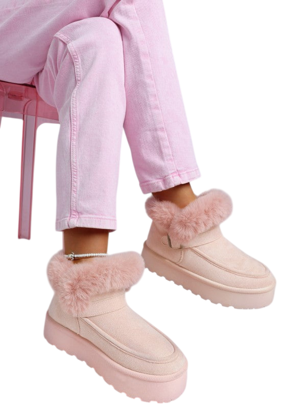 Linka Pin Buckle Detail Snow Boots