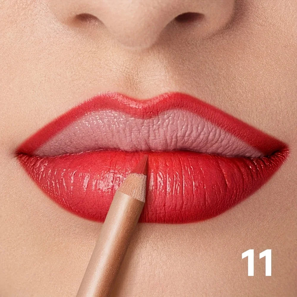 Lip pencil liner in red shade, perfect for defining lips