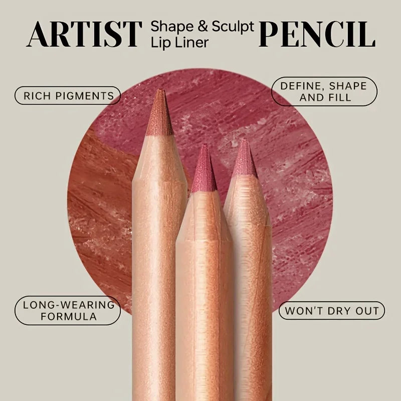 Artist Shape and Sculpt lip pencil liner in rich pigment shades