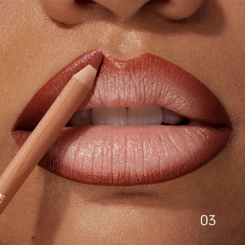 Lip Pencil Liner in nude shade, perfect for defining lips