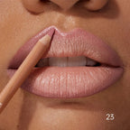 Lip pencil liner in nude shade for precise lip contouring