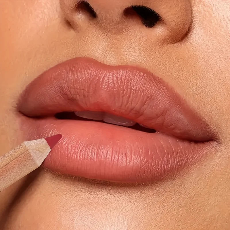 Lip pencil liner in soft nude, perfect for defining lips