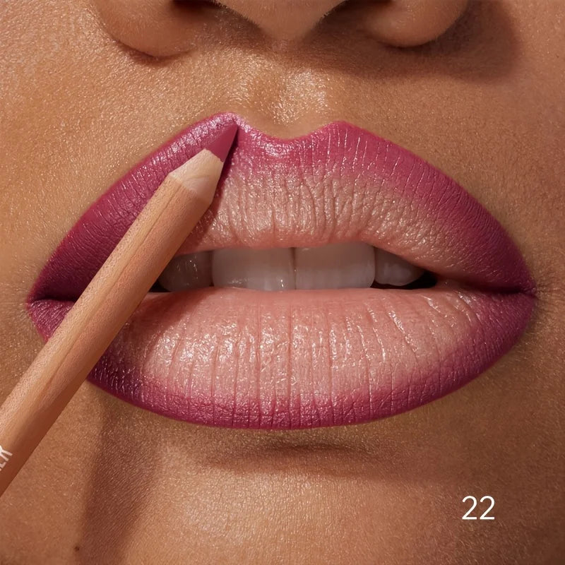 Lip pencil liner in soft nude shade for perfect lip contouring