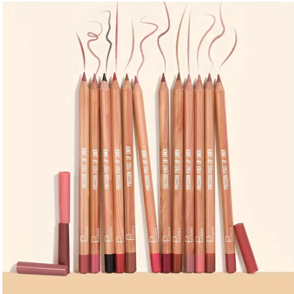 VacationGrabs lip pencil liner set in various shades for defining lips