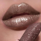 Lipstick pencil waterproof, shimmery nude shade for long-lasting wear