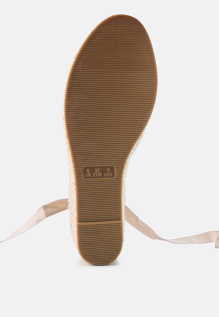 Little Mary Strappy Wedge Heel Sandals