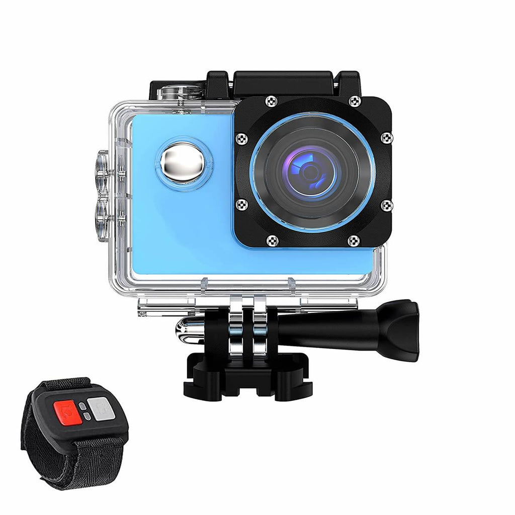 Gadgets Live Action 4K Waterproof Digital Uhd Wifi Camera + Rf Remote & Accessories