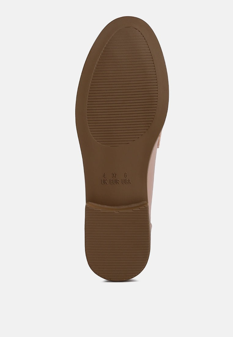 Women's beige loafers in suede with comfortable sole for casual wear