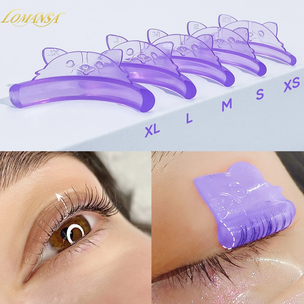 Lomansa silicone C-curl eyelash perm pad set (photo 1 of 10)